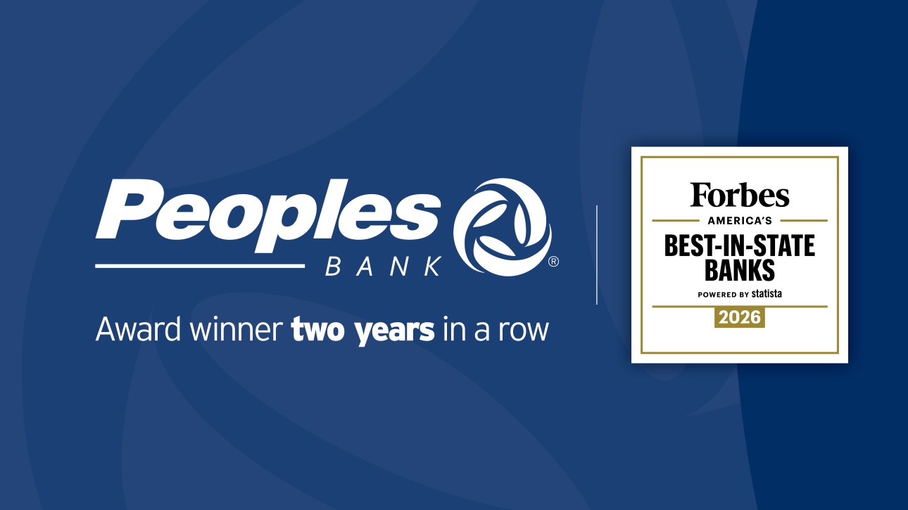 Peoples Bank Named a Forbes Best-in-State Bank 2026